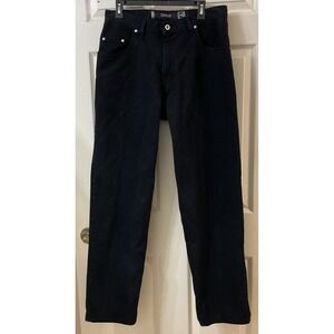 Vintage Levi's Silver Tab Black Jeans Loose Fit Baggy 90s Made in USA 34x34 NICE